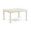 Ensemble de table de salle à manger moderne 5 pièces comprenant une table rectangulaire en bois avec feuille papillon et 4 chaises de salle à manger Parsons en similicuir blanc, 42 x 78 po, lin blanc-1570961706-1570961701-1482021005