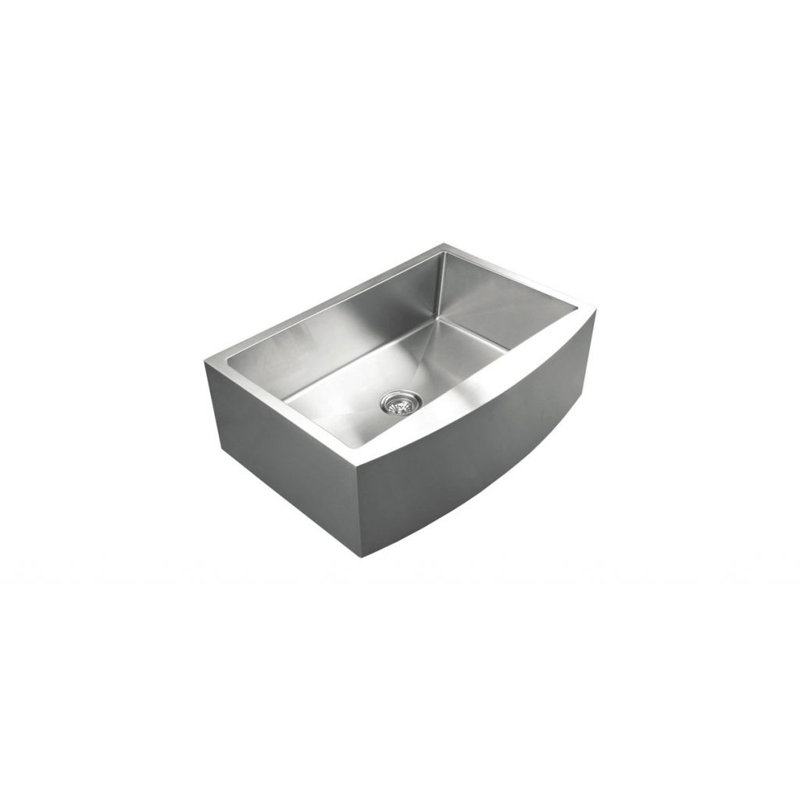 Lily Manor 510mm W Single Bowl Stainless Steel Undermount Kitchen Sink