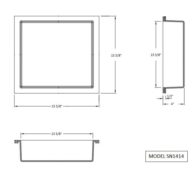 Parker Shower Shelf