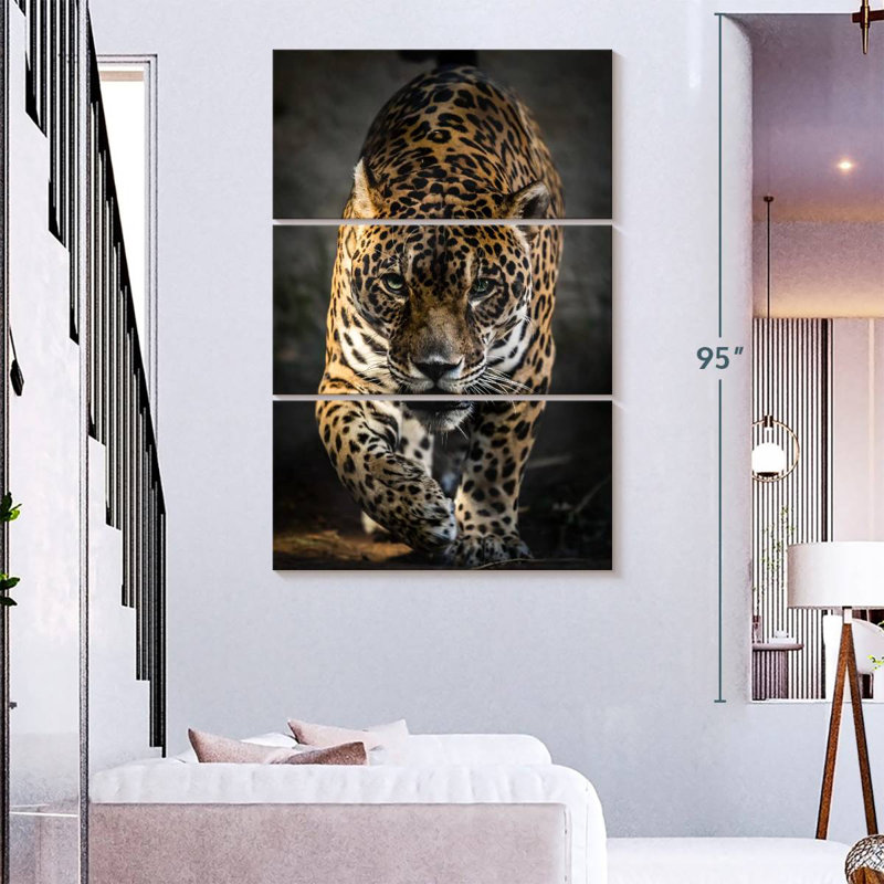 Brampt Strutting Jaguar, 57" H x 36" W