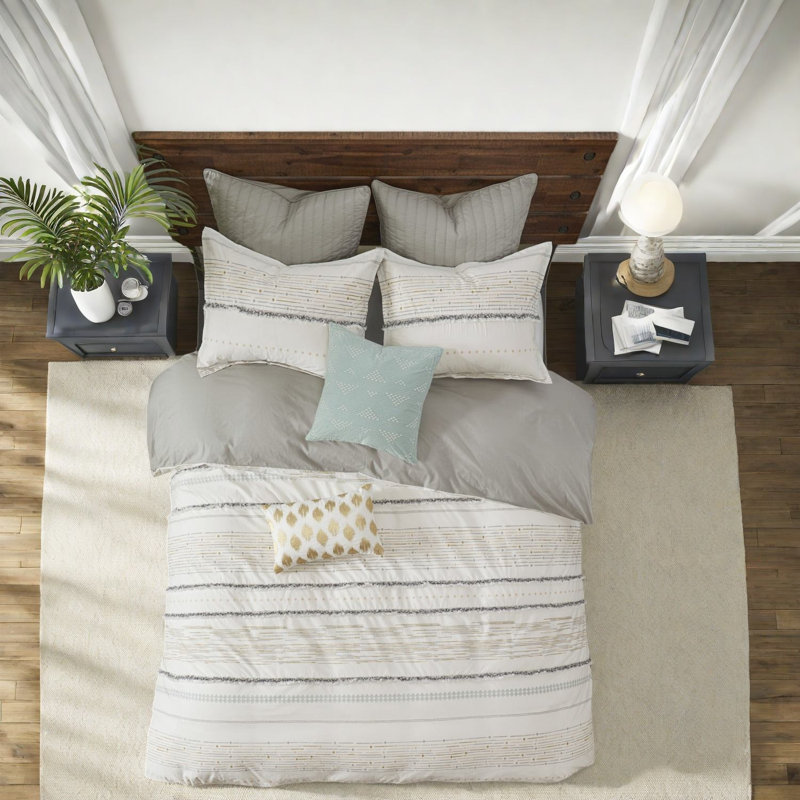 Modern Cotton Full Queen Bedding Sets, Boho Style For Home Bedroom