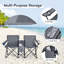 Chaise de pique-nique portable pliante double avec parasol amovible-669799337
