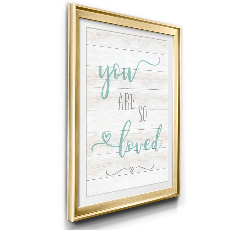 So So Lived - Cadre photo, impression d'art textuel sur papier, H 26,5 po x l 36,5 po x P 1,5 po, Doré