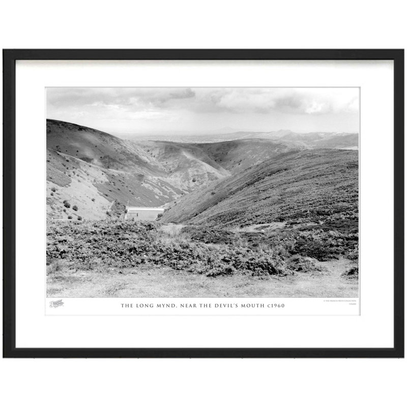 The Long Mynd, Near The Devil's Mouth C1960 - Single Picture Frame Print, 45cm H x 60cm W x 2.3cm D