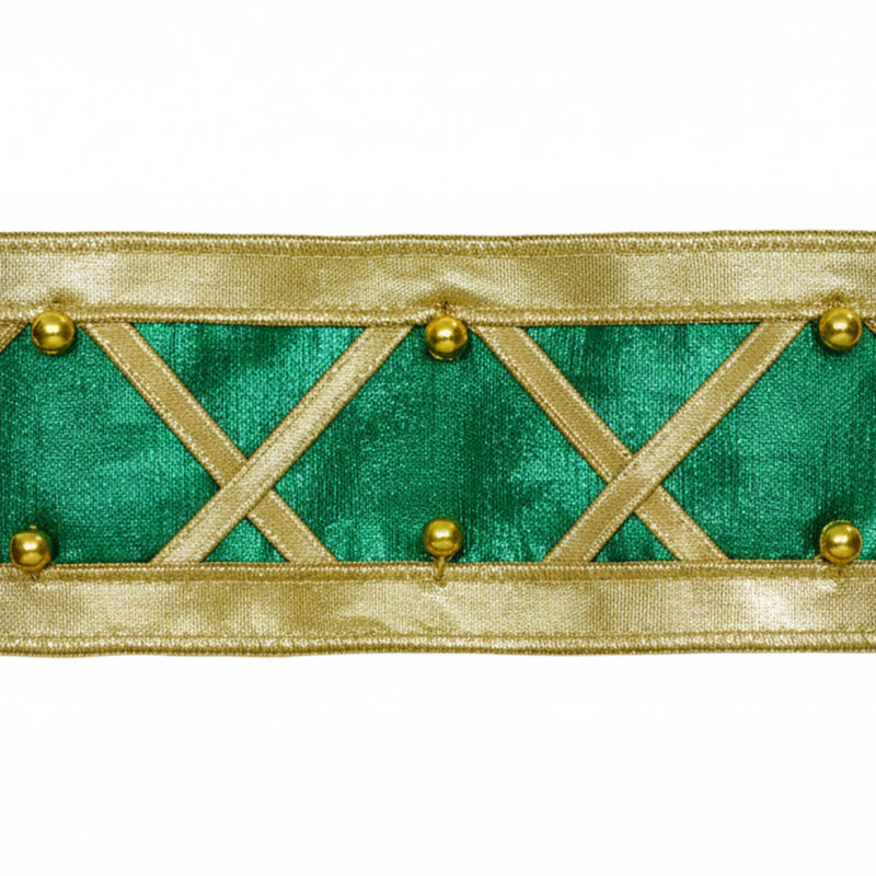 Ruban de Noël Frieslander, Vert