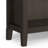 36 Inch Solid Wood 5 Shelf Bookcase In Hickory Brown