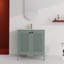 Meuble-lavabo simple de 30 po avec plateau en céramique Kalusingh-1668239504