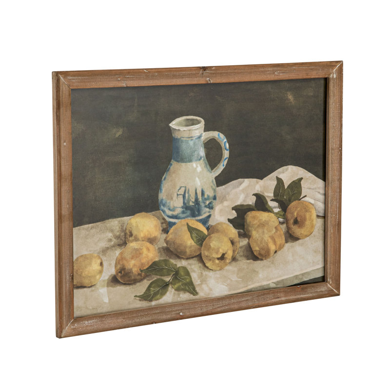 Citrus Charm Framed Wall Art
