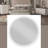 Carena Gray Round Mirror