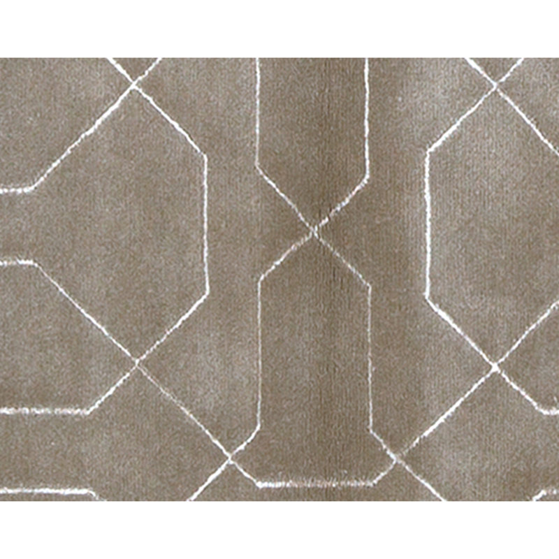Hand Knotted Geometric Indoor Rug