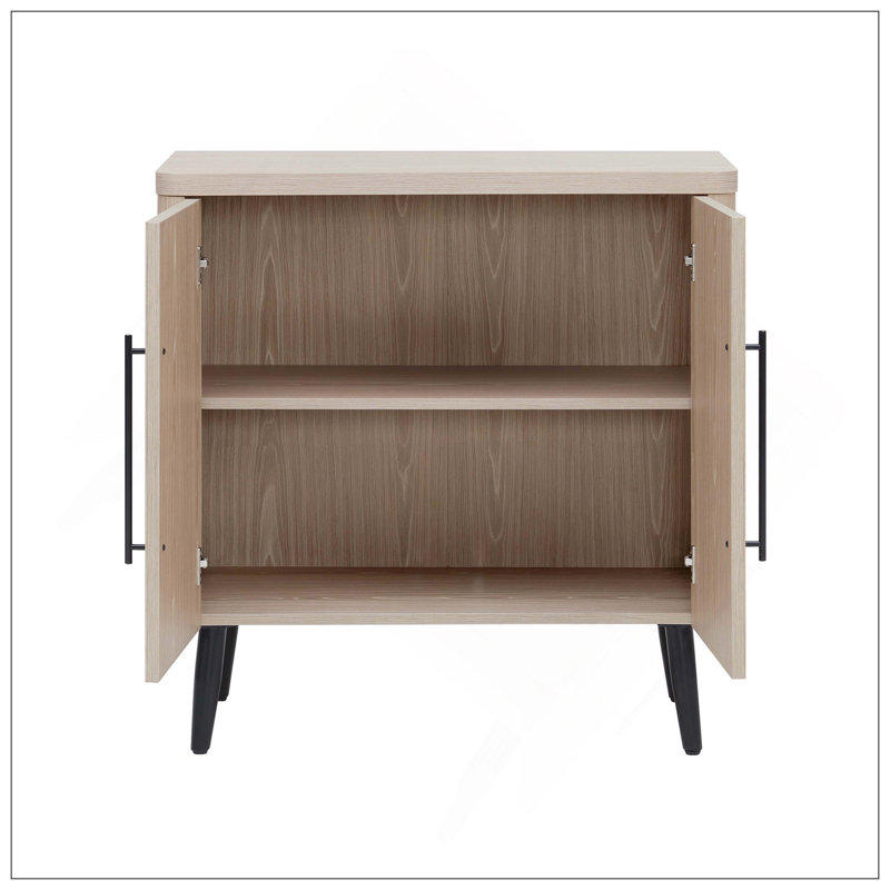 Accent Cabinet In Whitewashed Oak, Oak