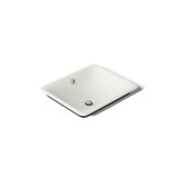Iron Plains 6.3" Tall Metal Rectangular Bathroom Sink with Overflow