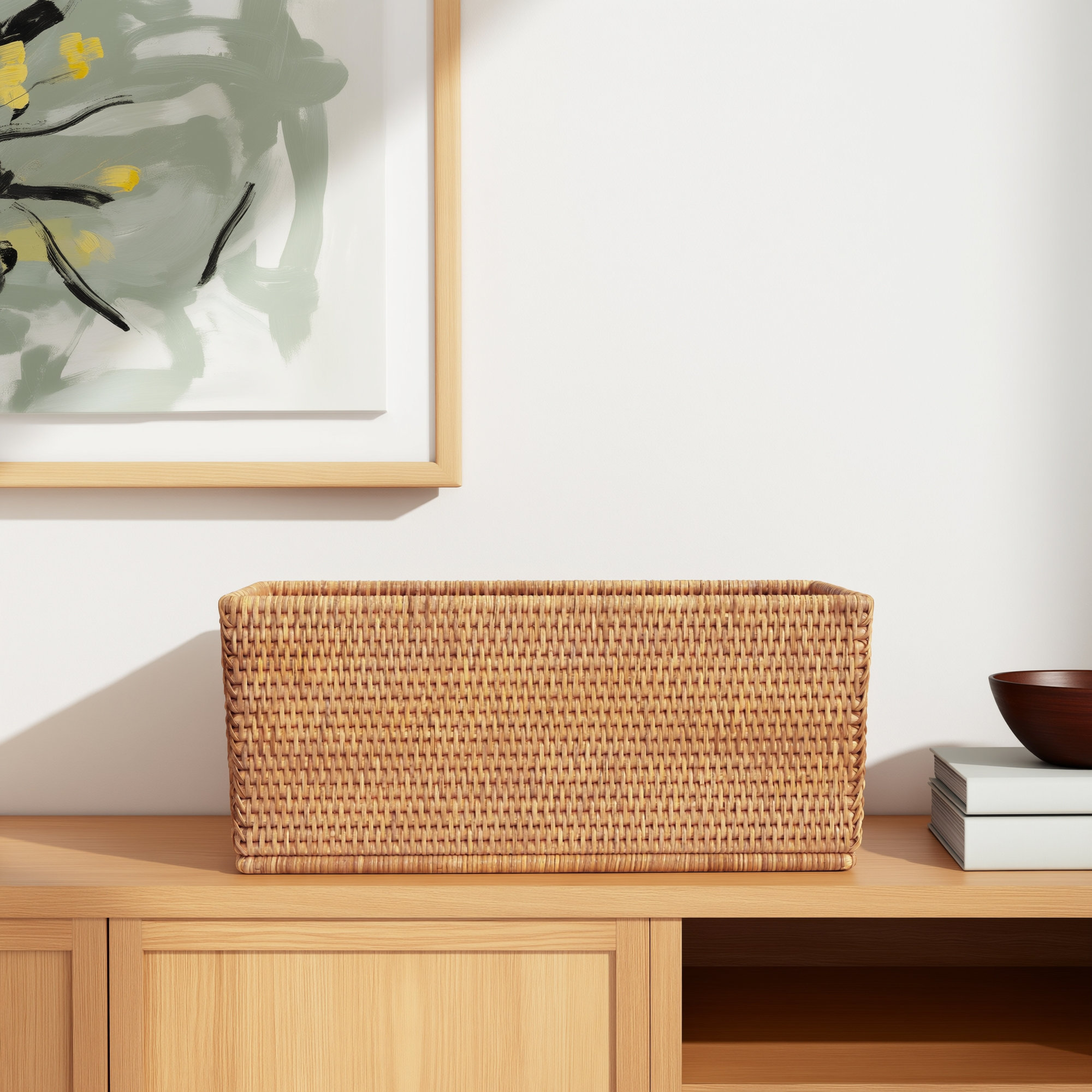 Glasgow Basket 1, Honey Brown