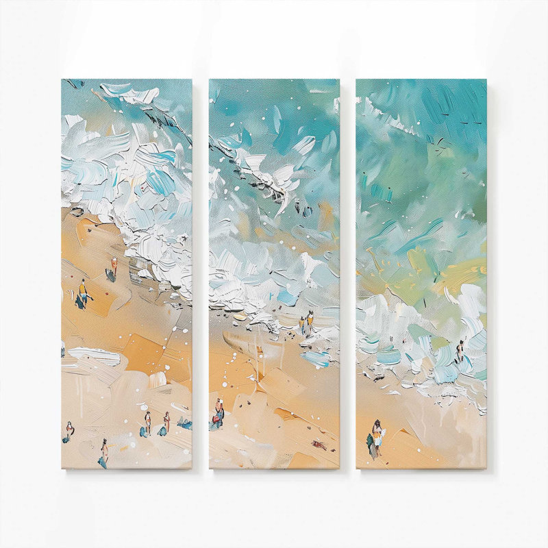 Sandy Serenade, grande impression sur toile, H 48 po x l 48 po