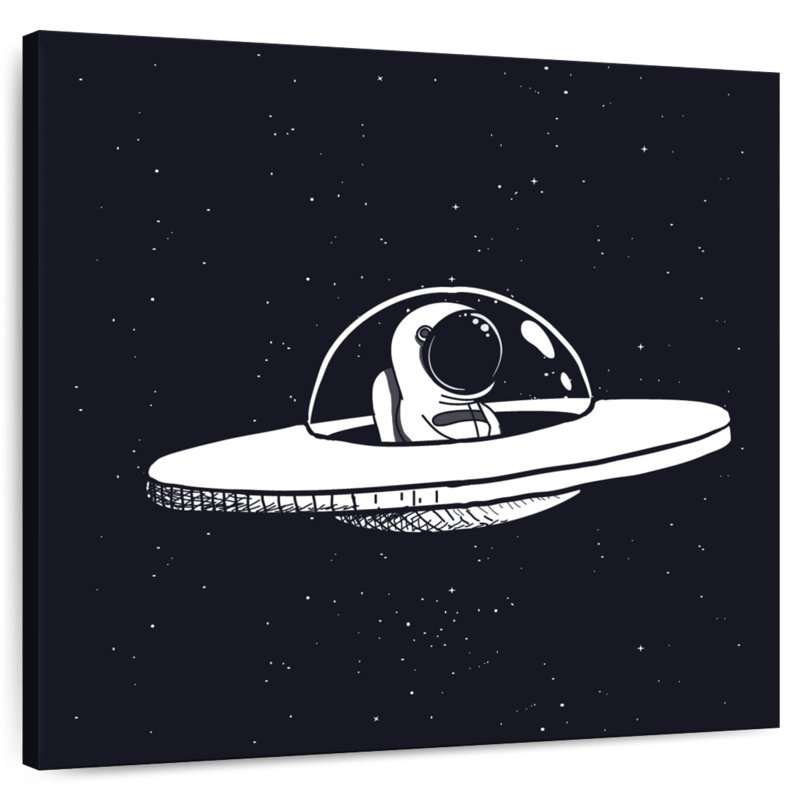 Ashelle Astronaut Flying Saucer, 36" H x 36" W