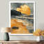Golden Coastal Beach Sunset - reproduction d'art mural plage-684582834-646089936