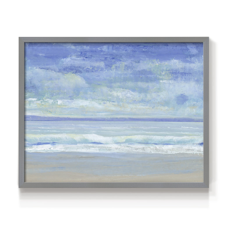 «Rolling Surf II», reproduction encadrée, Gris, H 22 po x l 28 po