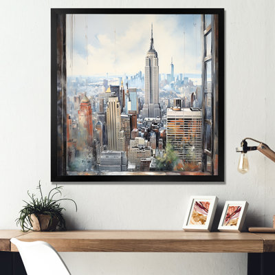 New York Empire State Window Views II - New York City Wall Art