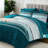 7-Piece Boho Striped Comforter Set All Season Microfiber Bed in a Bag-123554042-123554050