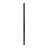 Athens Fortress Building Products Gloss Black Metal Line Post for Posts