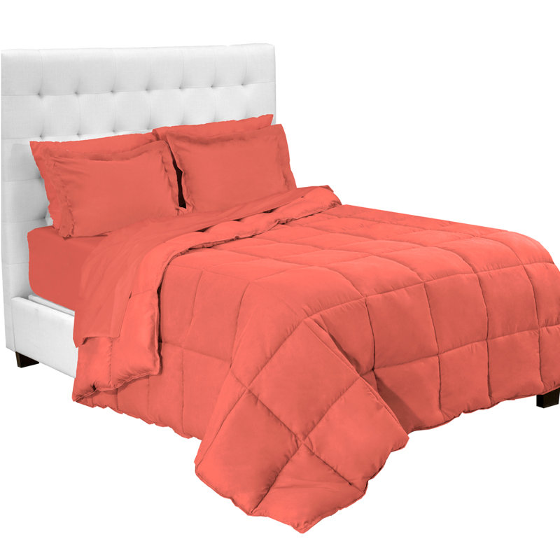 Microfiber Bed-In-A-Bag, Full XL Comforter + 6 Additional Pieces, Taupe/Sand