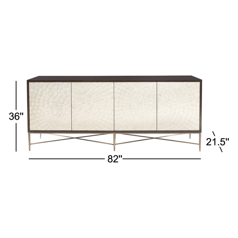Adagio 82'' Solid Wood Sideboard