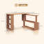 Bureau d'ordinateur en L en forme de L (sans la chaise)-1000458249