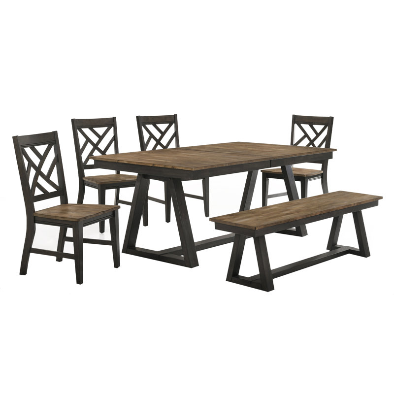 Rabee Solid Wood Bench
