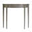 Joanne 36" W Demilune Console Table, Driftwood