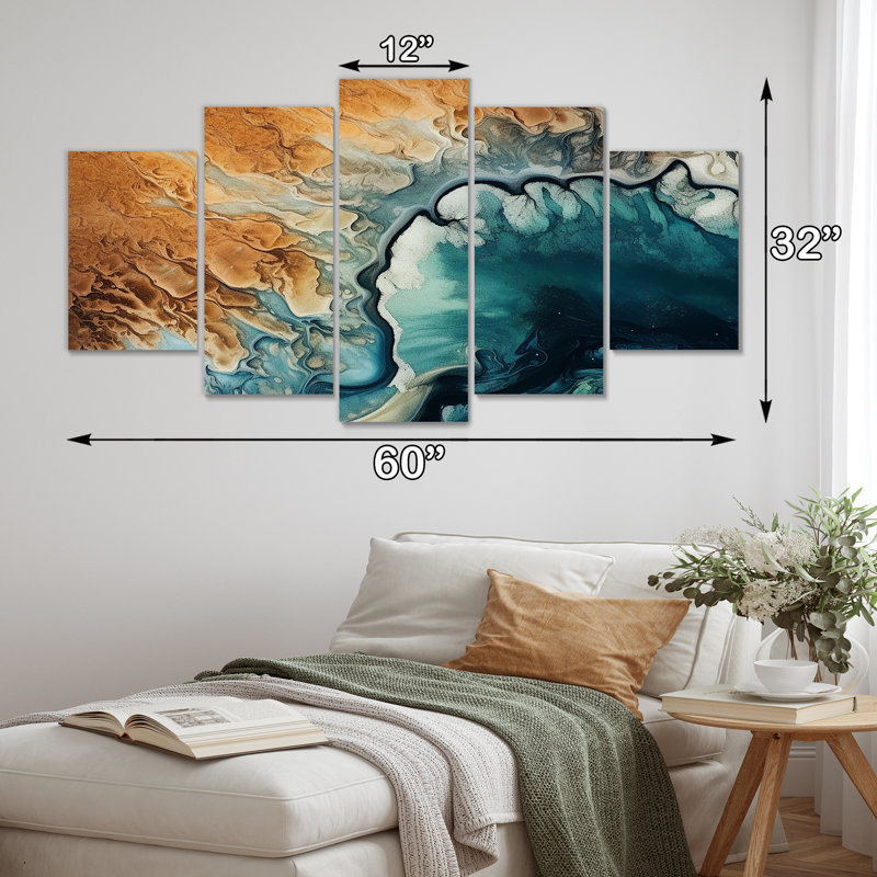 Rothsay - Waves Wall Art 5 Piece