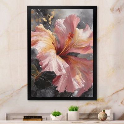 " Orange Red Hibiscus Euphoria "