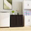 Armoire de trieur de linge inclinable à deux compartiments-501404439