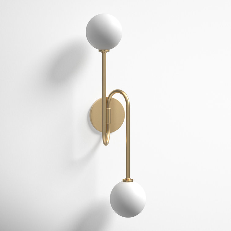Zelpha 2 Light Dimmable Armed Sconce