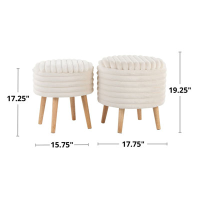 Ensemble de repose-pieds avec couvercle Tray