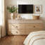 160cm Walnut Tv Stand Cabinet 6-drawer Large Capacity Entertainment Center, Media Console For Living Room Bedroom-1188614835