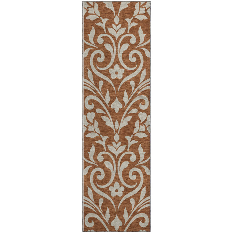 Premium Machine Washable Prisco Paprika Rug