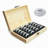 20Pcs Coins Capsules Wooden Display Storage Box Case Holder Collectible Supply