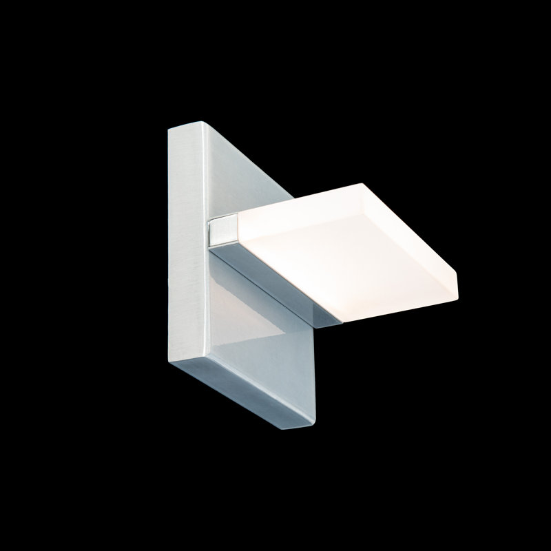 Aluminum LED Wall Light, Brushed Aluminum