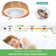 Woven RGB Fandelier with Light，Flush Mount  Ceiling Fan with Light Kit and Remote Control/APP