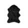 Tapis noir Asmat