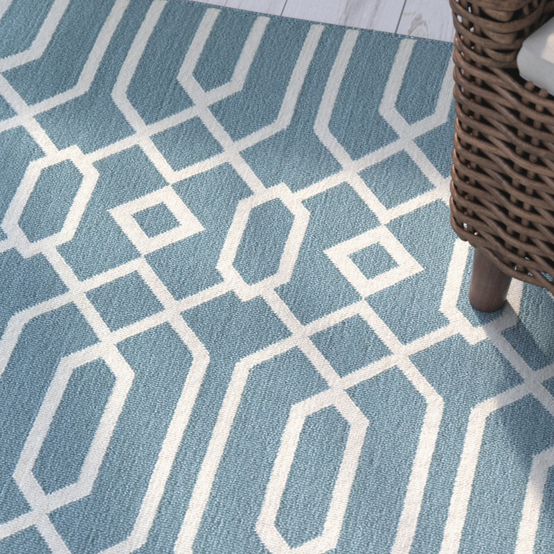 Gul Geometric Indoor / Outdoor Rug, Rectangle 3'11" x 5'7"