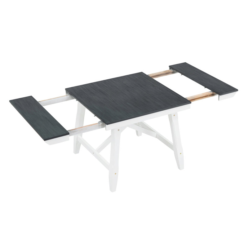 6-Piece Classic Dining Table Set, Gray