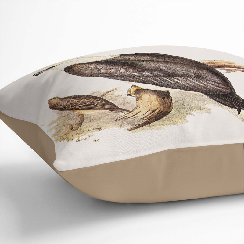 Square Cushion, 40cm H x 40cm W x 15cm D, Stone