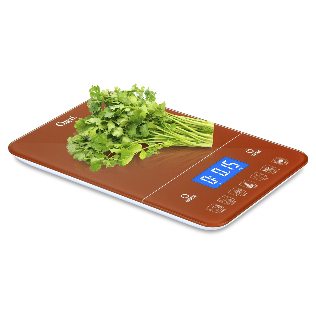 Ozeri Touch III 22 lbs (10 kg) Digital Kitchen Scale with Calorie Counter, in Tempered Glass Ozeri 