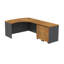 Bureau en forme de L à l'avant gauche avec 2 piédestaux mobiles Series C-13777424-13777429