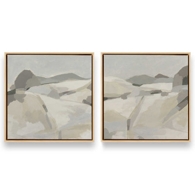 Ensemble de 2 couches de paysage discret