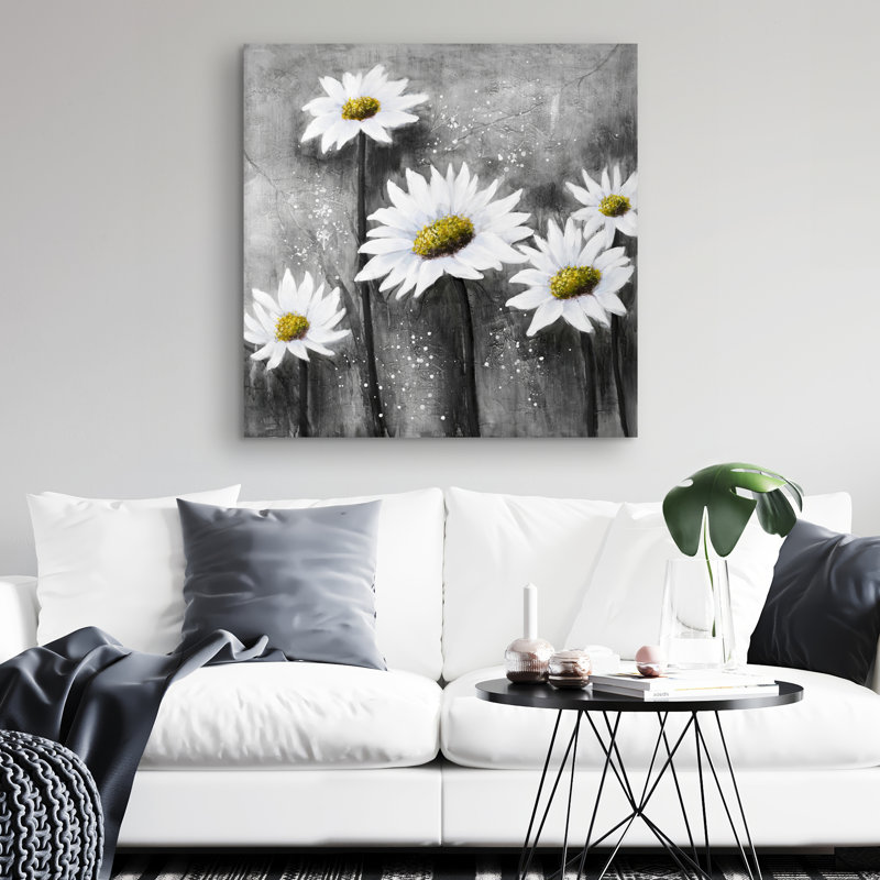 Daisies - 32"x32" art on canvas