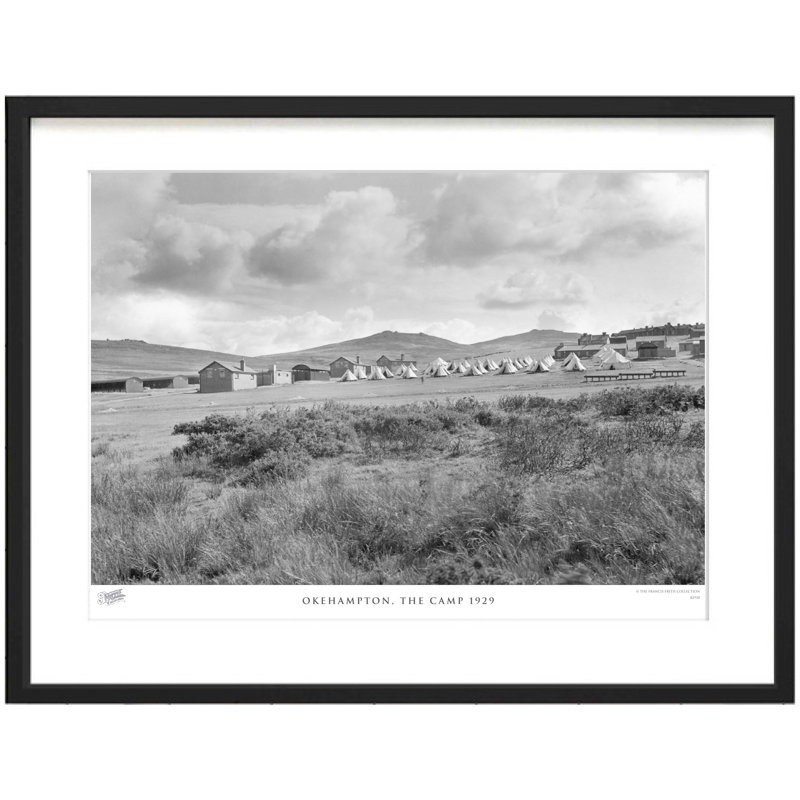 Okehampton, The Camp 1929 by Francis Frith - Single Picture Frame Print, 45cm H x 60cm W x 2.3cm D