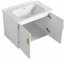 Meuble-lavabo de 28 pouces inclus dans le lavabo, convenant aux petites salles de bain