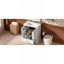 Meuble-lavabo autoportant de 30 po avec lavabo, panneau de fibres à densité moyenne et structure en bois massif, 1 tiroir de séparation et 2 portes à fermeture en douceur (double tablette sur la porte)-842258622-842258620